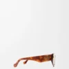 Small Butterfly Screen sunglasses Flamed Havana Small Butterfly Screen sunglasses Flamed Havana