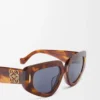 Small Butterfly Screen sunglasses Flamed Havana Small Butterfly Screen sunglasses Flamed Havana