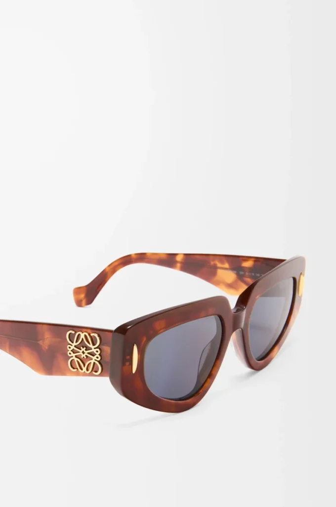 Small Butterfly Screen sunglasses Flamed Havana Small Butterfly Screen sunglasses Flamed Havana