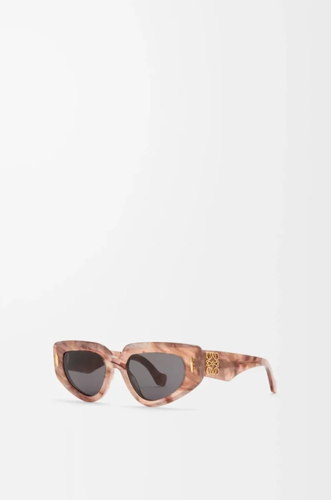 Small Butterfly Screen sunglasses Marble Dark Pink Small Butterfly Screen sunglasses Marble Dark Pink
