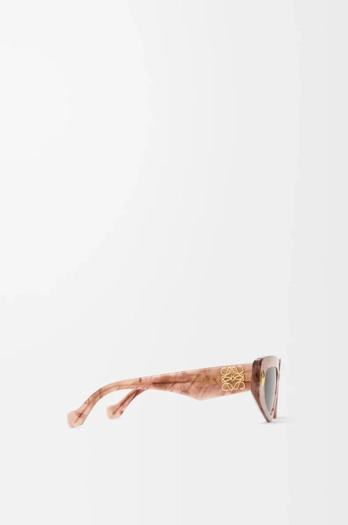 Small Butterfly Screen sunglasses Marble Dark Pink Small Butterfly Screen sunglasses Marble Dark Pink