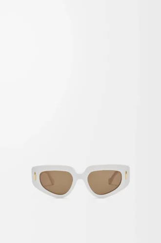Small Butterfly Screen sunglasses Solid White