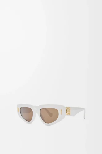 Small Butterfly Screen sunglasses Solid White