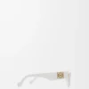 Small Butterfly Screen sunglasses Solid White Small Butterfly Screen sunglasses Solid White