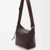 Small Cubi crossbody bag in supple grained calfskin Oxblood Small Cubi crossbody bag in supple grained calfskin Oxblood