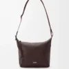 Small Cubi crossbody bag in supple grained calfskin Oxblood Small Cubi crossbody bag in supple grained calfskin Oxblood