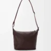 Small Cubi crossbody bag in supple grained calfskin Oxblood Small Cubi crossbody bag in supple grained calfskin Oxblood