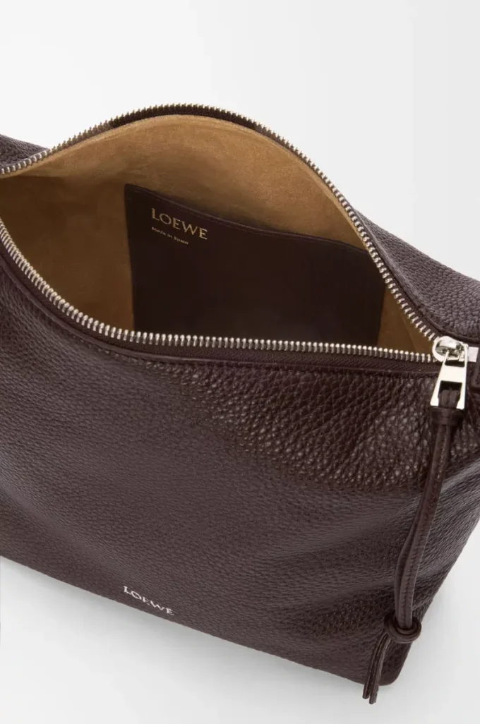 Small Cubi crossbody bag in supple grained calfskin Oxblood Small Cubi crossbody bag in supple grained calfskin Oxblood