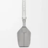 Small Cubi crossbody bag in supple smooth calfskin and jacquard Asphalt Grey Small Cubi crossbody bag in supple smooth calfskin and jacquard Asphalt Grey