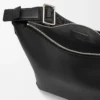 Small Cubi crossbody bag in supple smooth calfskin and jacquard Black Small Cubi crossbody bag in supple smooth calfskin and jacquard Black