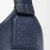 Small Cubi crossbody bag in supple smooth calfskin and jacquard Deep Navy Small Cubi crossbody bag in supple smooth calfskin and jacquard Deep Navy
