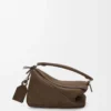 Small Featherlight Puzzle bag in grained nubuck Tundra Small Featherlight Puzzle bag in grained nubuck Tundra