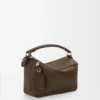 Small Featherlight Puzzle bag in grained nubuck Tundra Small Featherlight Puzzle bag in grained nubuck Tundra
