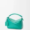 Small Featherlight Puzzle bag in nappa lambskin Aquamarine Small Featherlight Puzzle bag in nappa lambskin Aquamarine