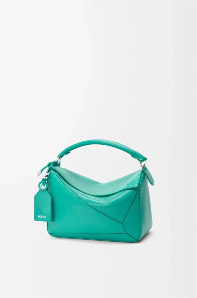 Small Featherlight Puzzle bag in nappa lambskin Aquamarine Small Featherlight Puzzle bag in nappa lambskin Aquamarine