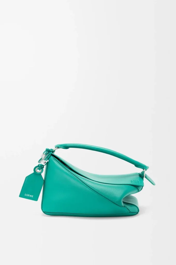 Small Featherlight Puzzle bag in nappa lambskin Aquamarine Small Featherlight Puzzle bag in nappa lambskin Aquamarine
