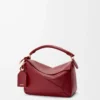 Small Featherlight Puzzle bag in nappa lambskin Burnt Red Small Featherlight Puzzle bag in nappa lambskin Burnt Red