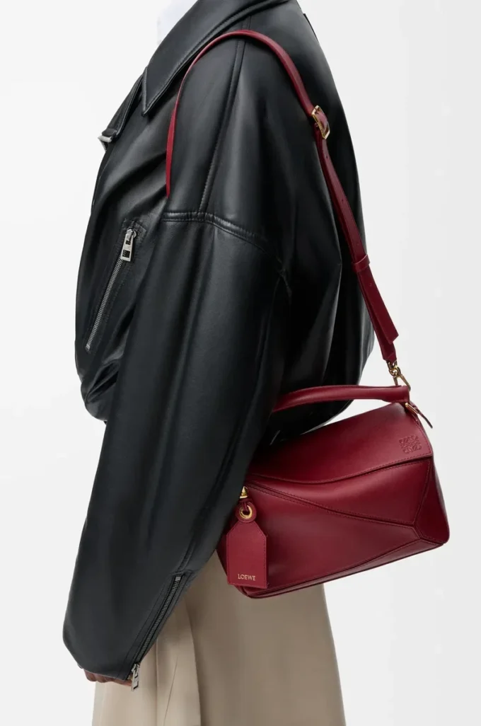 Small Featherlight Puzzle bag in nappa lambskin Burnt Red Small Featherlight Puzzle bag in nappa lambskin Burnt Red