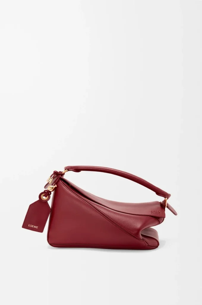 Small Featherlight Puzzle bag in nappa lambskin Burnt Red Small Featherlight Puzzle bag in nappa lambskin Burnt Red