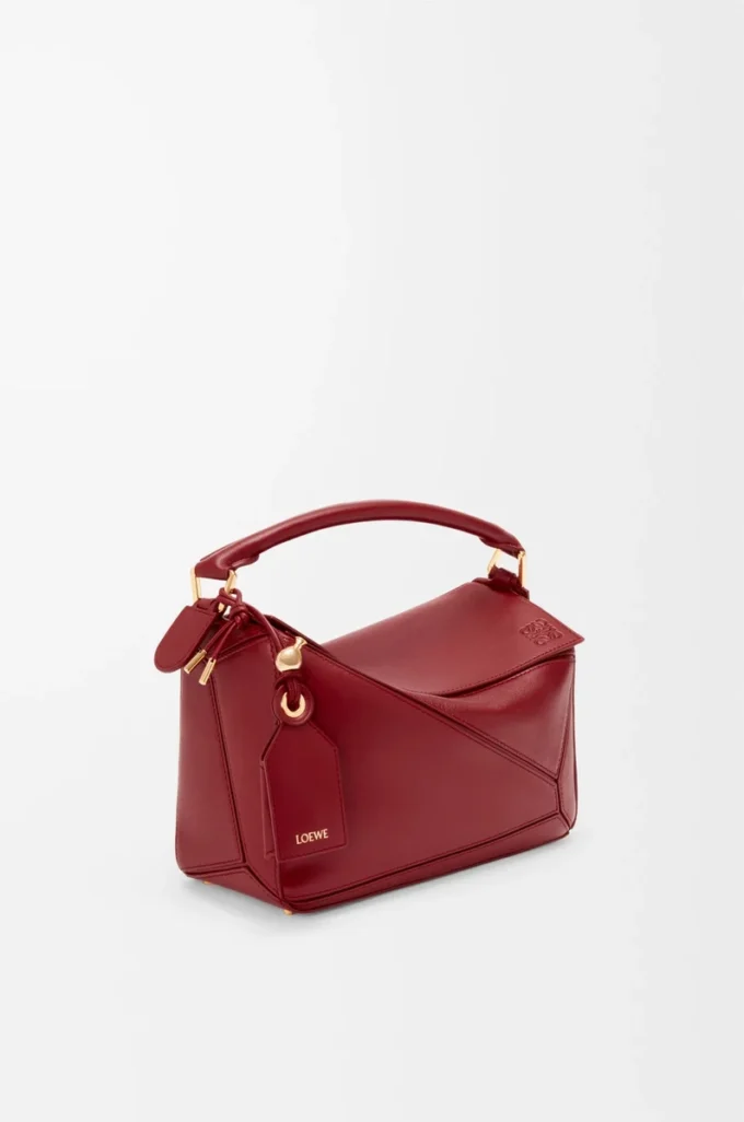 Small Featherlight Puzzle bag in nappa lambskin Burnt Red Small Featherlight Puzzle bag in nappa lambskin Burnt Red