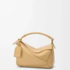 Small Featherlight Puzzle bag in nappa lambskin Dark Butter Small Featherlight Puzzle bag in nappa lambskin Dark Butter