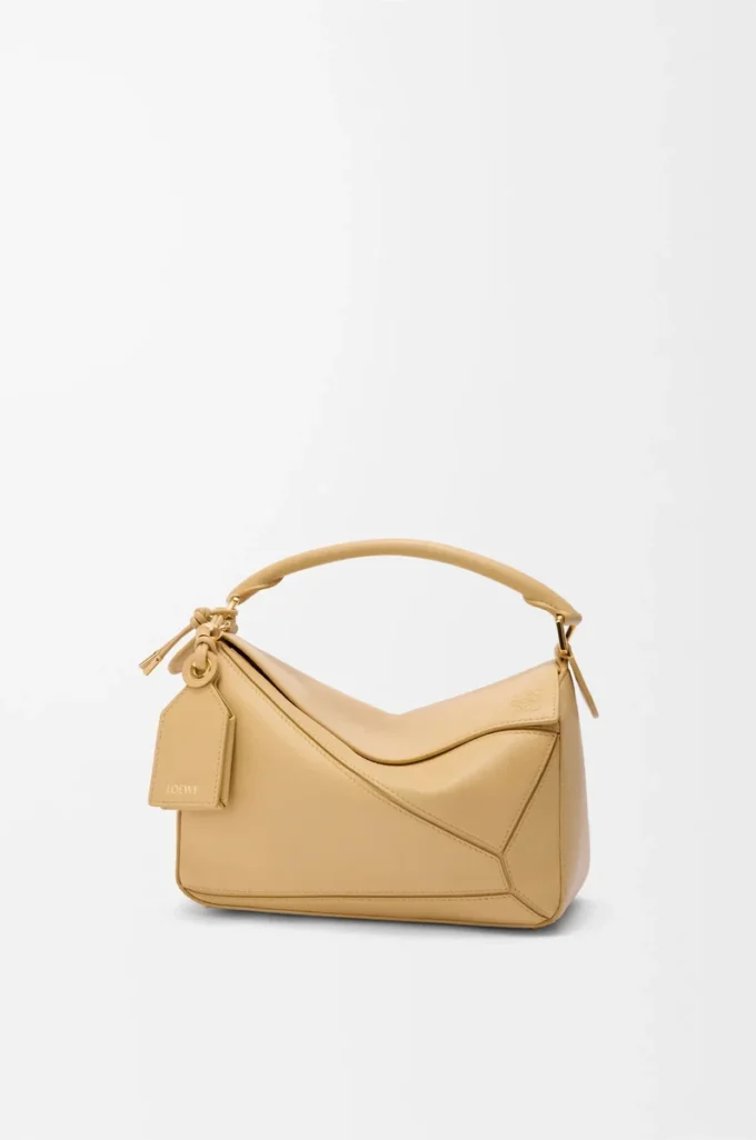 Small Featherlight Puzzle bag in nappa lambskin Dark Butter Small Featherlight Puzzle bag in nappa lambskin Dark Butter