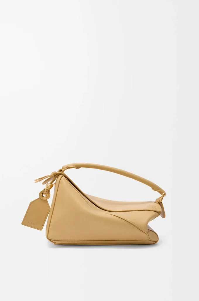 Small Featherlight Puzzle bag in nappa lambskin Dark Butter Small Featherlight Puzzle bag in nappa lambskin Dark Butter