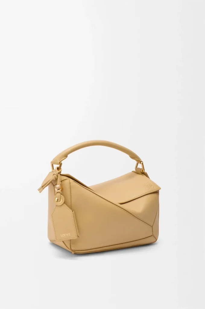 Small Featherlight Puzzle bag in nappa lambskin Dark Butter Small Featherlight Puzzle bag in nappa lambskin Dark Butter