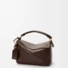 Small Featherlight Puzzle bag in nappa lambskin Dark Chestnut Small Featherlight Puzzle bag in nappa lambskin Dark Chestnut