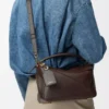 Small Featherlight Puzzle bag in nappa lambskin Dark Chestnut Small Featherlight Puzzle bag in nappa lambskin Dark Chestnut