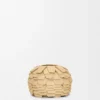 Small flower charm in calfskin and brass Light Yellow Small flower charm in calfskin and brass Light Yellow