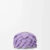 Small flower charm in calfskin Mauve Small flower charm in calfskin Mauve