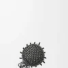 Small Fringe Bucket bag in calfskin Black Small Fringe Bucket bag in calfskin Black