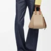 Small Hammock bag in soft grained calfskin Sand Small Hammock bag in soft grained calfskin Sand