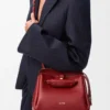 Small Madrid bag in supple calfskin Burnt Red Small Madrid bag in supple calfskin Burnt Red