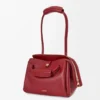 Small Madrid bag in supple calfskin Burnt Red Small Madrid bag in supple calfskin Burnt Red