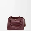 Small Madrid bag in supple calfskin Dark Burgundy Small Madrid bag in supple calfskin Dark Burgundy