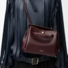 Small Madrid bag in supple calfskin Dark Burgundy Small Madrid bag in supple calfskin Dark Burgundy