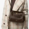 Small Madrid bag in supple calfskin Dark Chestnut Small Madrid bag in supple calfskin Dark Chestnut