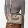 Small Madrid bag in supple grained calfskin Clay Small Madrid bag in supple grained calfskin Clay
