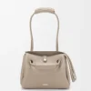 Small Madrid bag in supple grained calfskin Clay Small Madrid bag in supple grained calfskin Clay