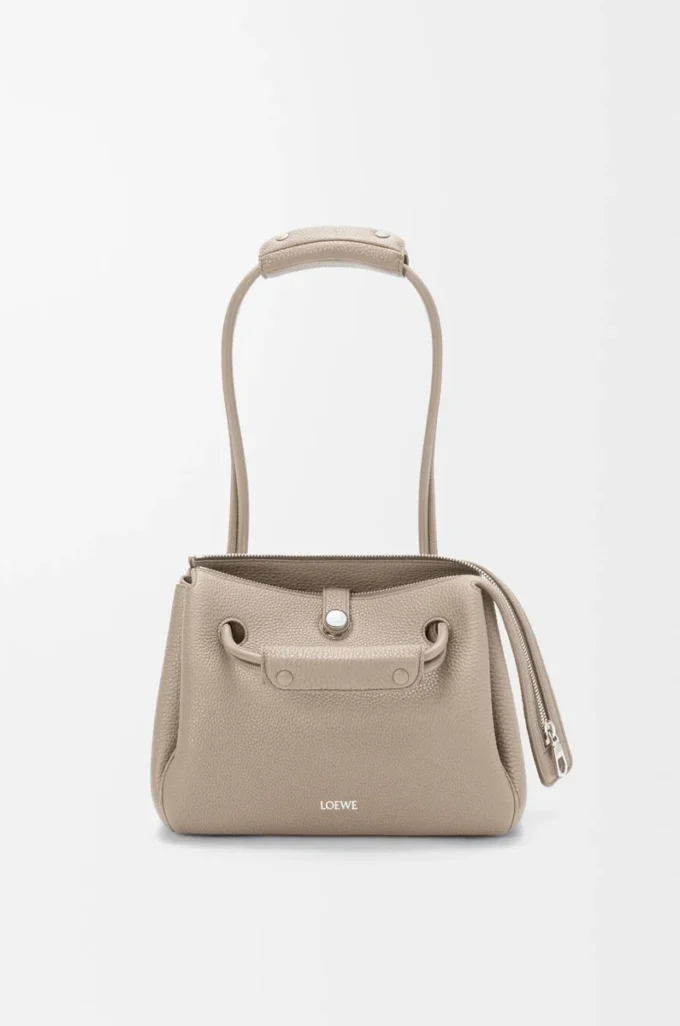 Small Madrid bag in supple grained calfskin Clay Small Madrid bag in supple grained calfskin Clay