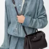 Small Madrid bag in supple grained calfskin Dark Ebony Small Madrid bag in supple grained calfskin Dark Ebony
