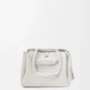 Small Madrid bag in supple grained calfskin Soft White