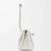 Small Madrid bag in supple grained calfskin Soft White