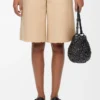 Small Nest Basket bag in calfskin Black Small Nest Basket bag in calfskin Black