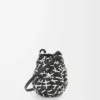 Small Nest Basket bag in calfskin Black/White Small Nest Basket bag in calfskin Black/White