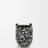 Small Nest Basket bag in calfskin Black/White Small Nest Basket bag in calfskin Black/White