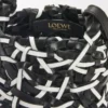 Small Nest Basket bag in calfskin Black/White Small Nest Basket bag in calfskin Black/White