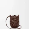 Small Nest Basket bag in calfskin Chestnut Small Nest Basket bag in calfskin Chestnut